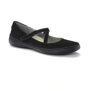 Vionic Judith Mary Jane in Black Suede Size 10